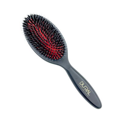 Dural Beech wood rubber cushion hair brush with boar bristles and nylon - Tekeno