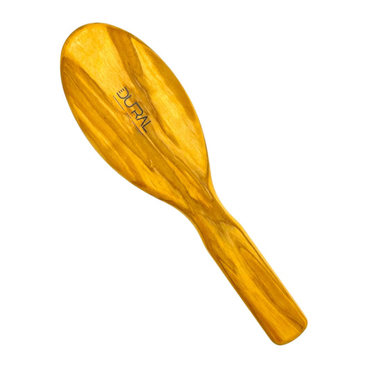 Dural Olive wood rubber cushion hair brush with steel pins and ball tips - Tekeno