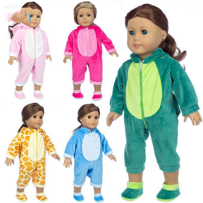 Ropa y Accesorios de Pijama para Muñecas Cartoon Shaf - Image 8