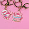 Llavero Decorativo Cherry Hair Sauce - Accesor de Moda Personalidad
