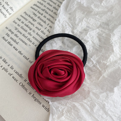Banda Elástica para Cabello con Diseño Floral Rosa - Image 8