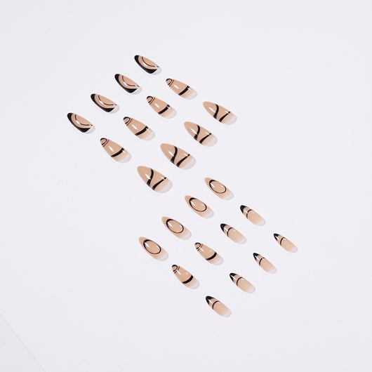 Parches de Uñas Minimalistas Nordic Wind - Línea Simple - Image 3