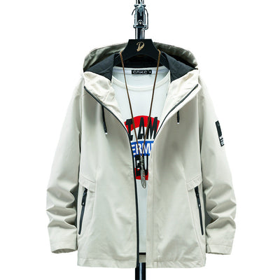 Chaqueta Hoodie Suelta Versátil para Hombre - Image 9