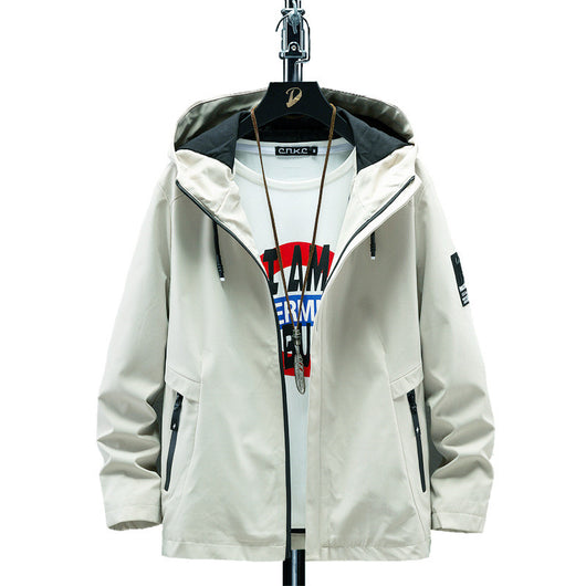 Chaqueta Hoodie Suelta Versátil para Hombre - Image 9