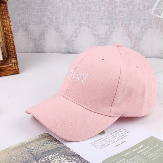 Gorra de Béisbol con Letras Bordadas y Protección Solar