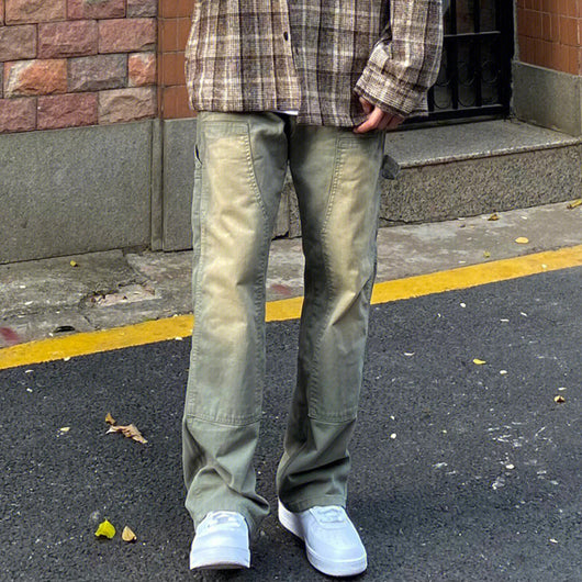 Jeans Vintage Americano Pesado con Lavado Retro