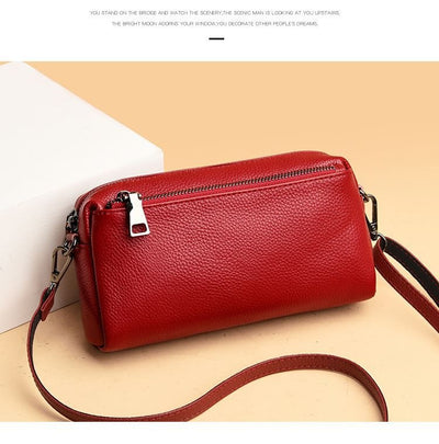 Bolso Crossbody de Cuero Genuino para Mujer - Bolsa de Hombro para Celular - Image 25