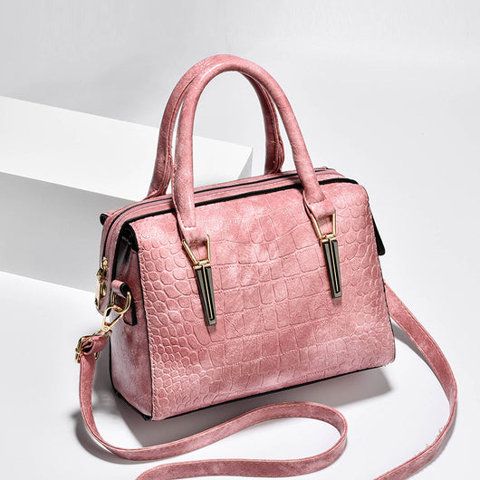 Bolsa de Hombro con Patrón de Piedra - Image 5
