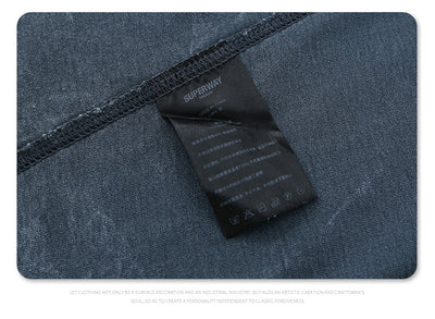 Camiseta Oversize Texturizada con Pliegues - Manga Corta Pesada - Image 6