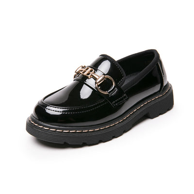 Zapatos Casuales Estilo Británico Coreano Negro - Image 9