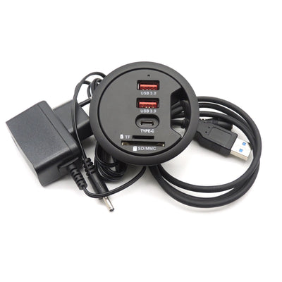 Hub USB 3.0 Multifunción con Lector de Tarjetas SD y Puerto USB-C - Image 5