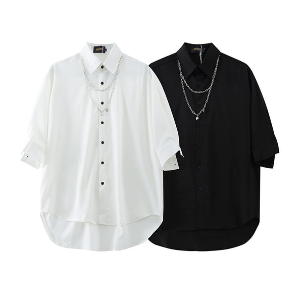 Camisa Manga Tres Cuartos Diseño Urbano con Actitud