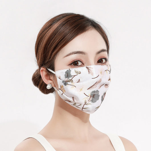 Máscara Protectora Seda Fresca con Estampado Transpirable para el Sol - Image 10