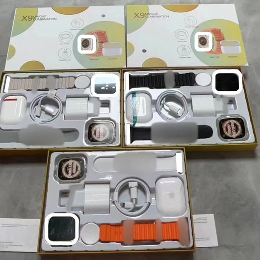 Reloj Inteligente 6 en 1 con Powerbank Inalámbrico, Auriculares Bluetooth y Correas Intercambiables - Image 4