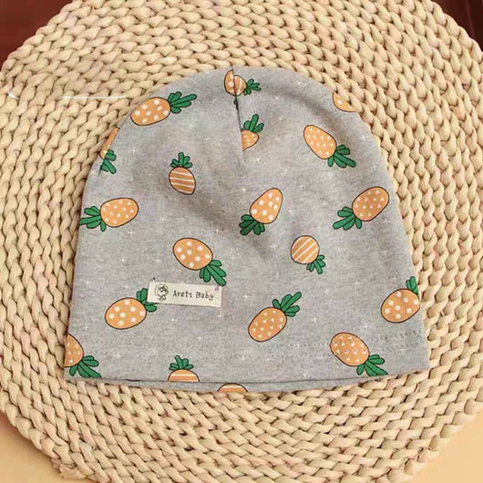 Gorro de Protección Térmica de Algodón Estampado para Bebé - Image 14