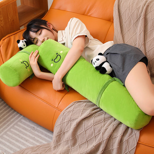 Almohada Cilíndrica de Bambú para Dormir de Lado - Soporte Ergonómico para Piernas - Image 6