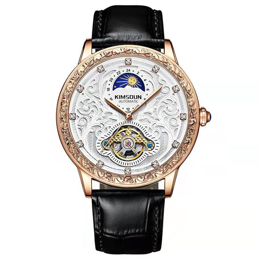 Reloj Mecánico Tourbillon de Lujo para Hombre Ejecutivo - Image 6