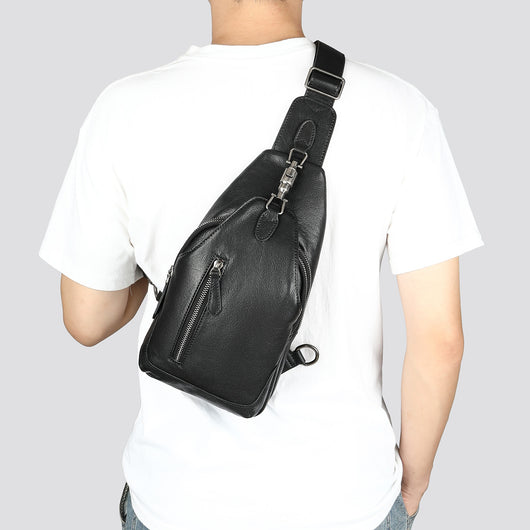 Bolso de Cuero Retro Multifuncional para Hombre y Mujer - Image 7