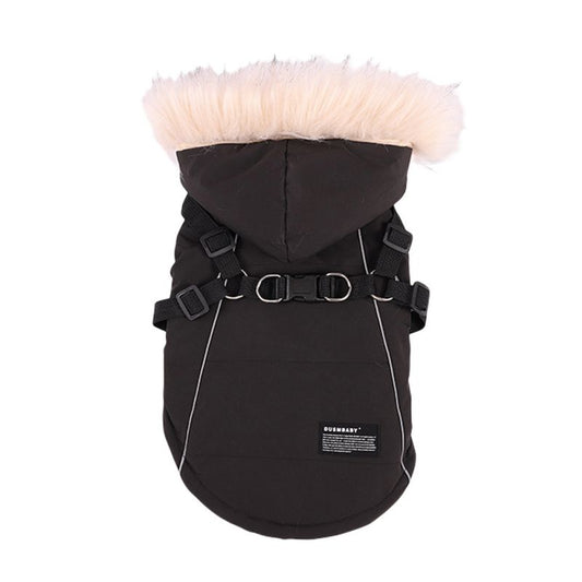 Traje Elegante para Perro con Chaleco y Gorro de Pelaje