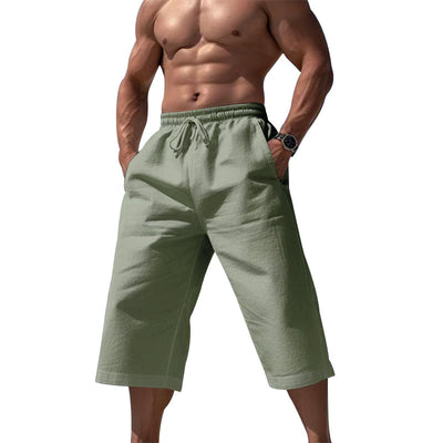 Pantalones Capri Casuales Transpirables para Hombre - Image 17