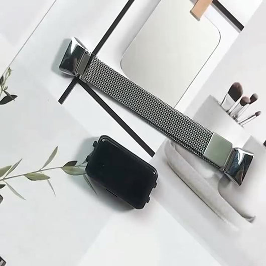 Correa Magnética de Acero Inoxidable para Reloj Inteligente