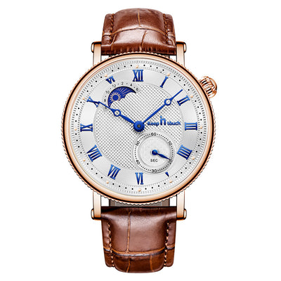 Reloj Deportivo Impermeable Sol Luna Estrella para Hombre - Image 4