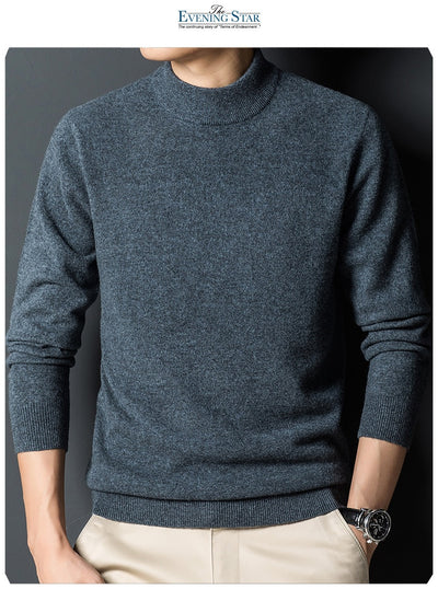 Polera Casual Slim-fit Cuello Alto Manga Larga para Hombre - Image 24