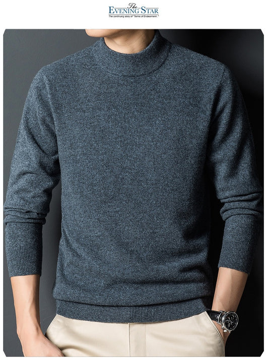Polera Casual Slim-fit Cuello Alto Manga Larga para Hombre - Image 24