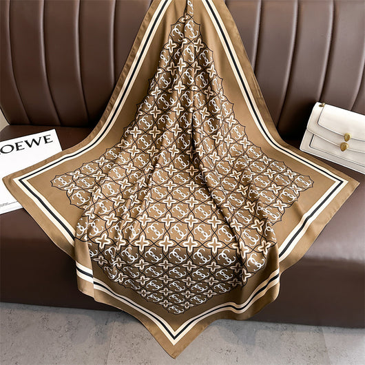 Pañuelo de Seda Estampado Cuadrado Premium Twill - Image 19