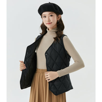Chaleco Corto de Terciopelo para Otoño e Invierno Mujer - Image 9