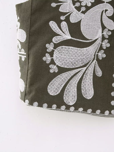 Chaleco Bordado sin Mangas para Mujer - Estilo Europeo y Americano - Image 12
