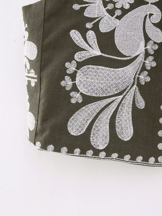 Chaleco Bordado sin Mangas para Mujer - Estilo Europeo y Americano - Image 12