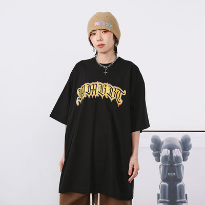 Camiseta Retro de Algodón Estampada para Mujer - Estilo Americano Clásico - Image 14