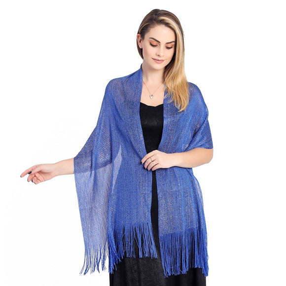 Elegant Lurex Shawl for Weddings, Events, and Evening Parties