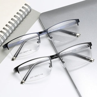 Red and clear retro full-frame reading glasses with blue light blocking lenses and a +2.00 prescription. - Image 14