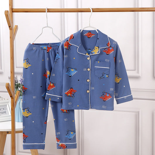 Pijama Infantil de Algodón para Primavera y Otoño - Image 13