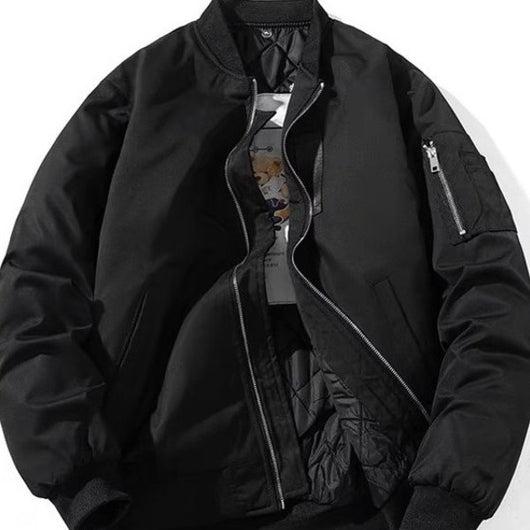 Chamarra de Piloto Bordada y Acojinada para Hombre - Image 3
