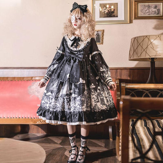 Zapatos Lolita Gótica Negra para Otoño Invierno - Image 10