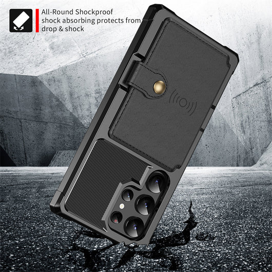 Funda para Celular con Soporte de Tarjetas para Auto - Image 3