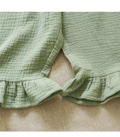 Shorts de Algodón con Volantes para Niñas - Versátiles y Cómodos - Image 13