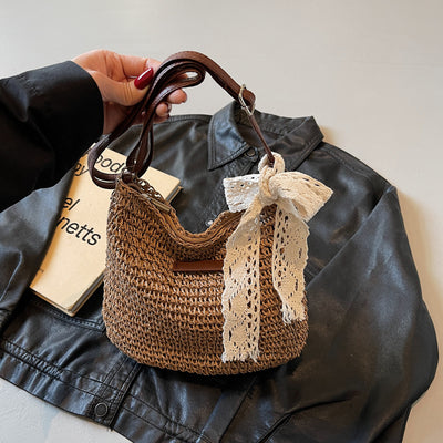 Bolsa Mensajera Tejida Calada para Mujer - Multiusos - Image 6