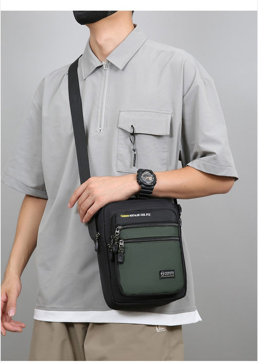 Bolsa Cruzada Multifuncional para Hombre - Ideal para Viajes y Uso Diario - Image 20