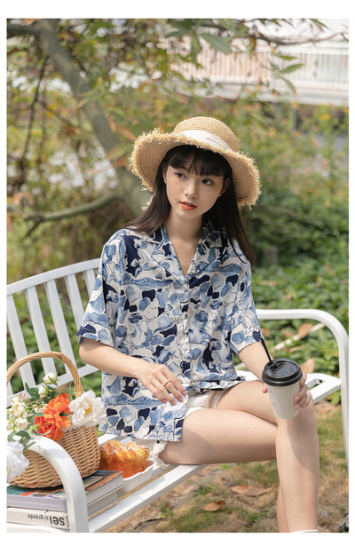 Blusa Suelta de Chifón para Verano con Protección Solar - Image 10