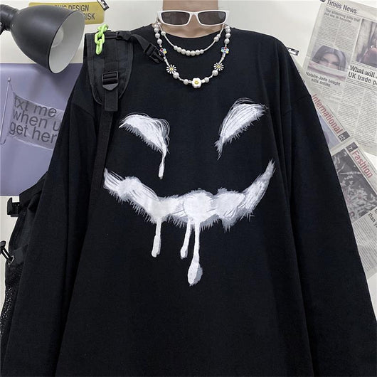 Camiseta Harajuku Estampada de Manga Larga Unisex - Image 3