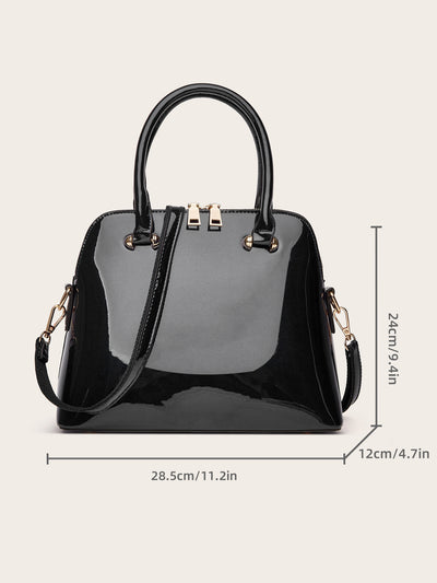 Bolso Tote Brillante para Mujer con Asa de Hombro - Image 17