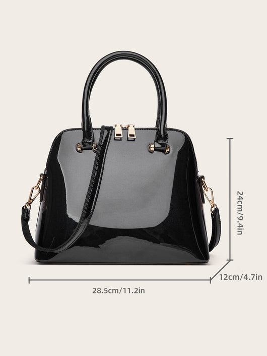 Bolso Tote Brillante para Mujer con Asa de Hombro - Image 17