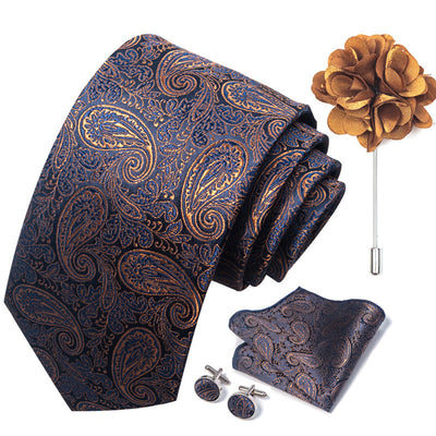 Combo Corbata, Traje y Pañuelo de Bolsillo para Hombre - Juego 8 - Image 5