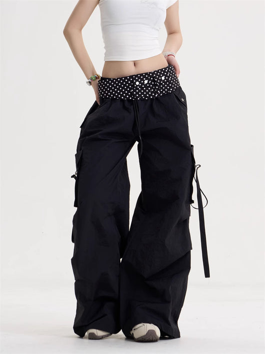 Pantalones Vaqueros Retro Americano Cintura Alta Pierna Ancha - Image 8