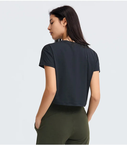 Top Deportivo Mujer Primavera Cuello Redondo Manga Corta Transpirable - Image 61