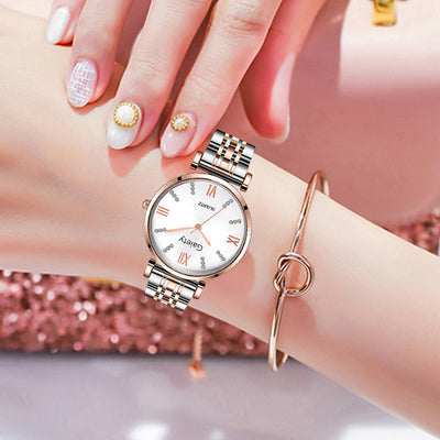 Reloj de Cuarzo Elegante para Mujer con Diamantes y Diseño de Moda - Image 20